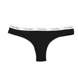 Calvin Klein Mujer Tanga Angosto Negro